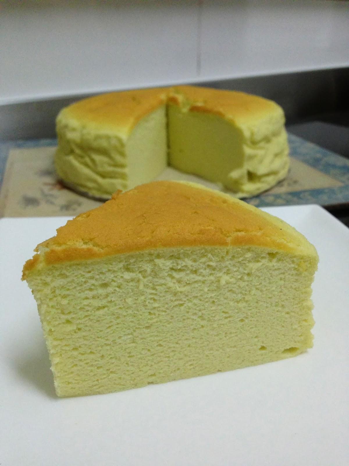 Pandan Flavored Cotton Cheesecake ~ Bake Along #46