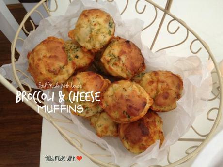 Broccoli and cheese muffins