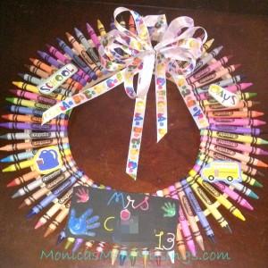Crayon Wreath