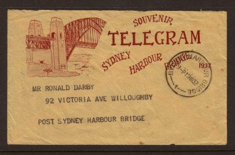 Sydney Telegram Envelope