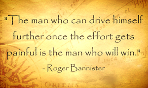 Roger Bannister Quote on Perseverance