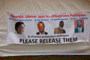 Some Rwandan political leaders in prison