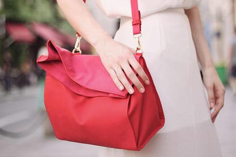 handbagdetail MY STYLE // WHITE & RED  