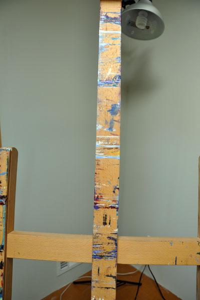 Artist's Easel in Art Studio of Cedar Lee