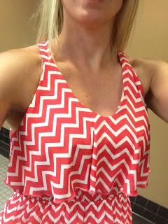 Outfit:  Chevron Racerback Sundress.