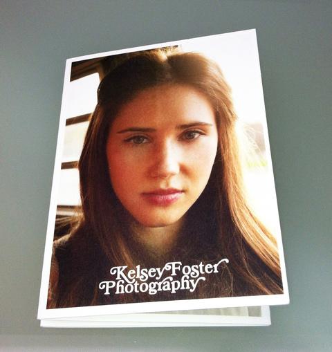 Today's promo daily photography is Kelsey Foster's foldout of fashion.  This is the front cover of the promotional photo piece. 