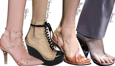 Plastic STYLE // WEARABLE SHOE TRENDS SPRING 2013