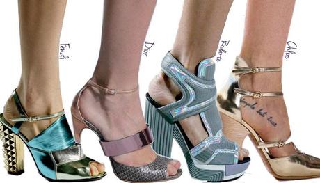 metallicshoes STYLE // WEARABLE SHOE TRENDS SPRING 2013