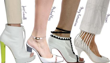 Whites STYLE // WEARABLE SHOE TRENDS SPRING 2013