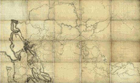 Map 1826 Northwestern North America by Thompson