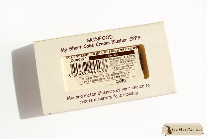 Review: Skinfood Flora Tea My Short Cake Cream Blusher #1 CCR01