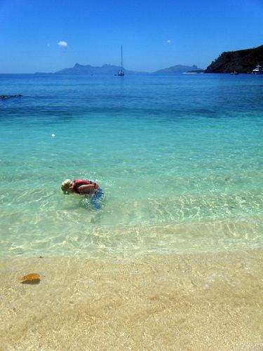 playing in the shallows