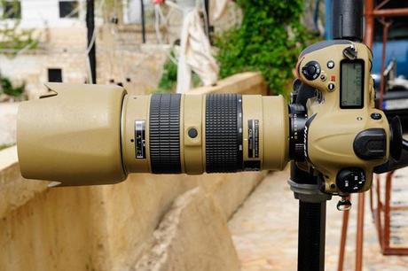 Photographer Gives His Nikon Gear a DIY Desert Mirage Lizard Paint Job Rj98wUI