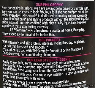 TRESemme Smooth and Shine Shampoo and Conditioner review