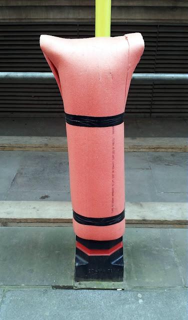 Bollards Wrapped Two...