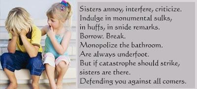 What does your sister mean to you?