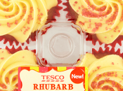 REVIEW! Tesco Rhubarb Custard Cupcakes