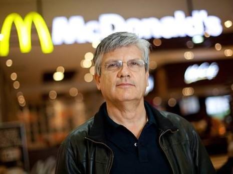Omri Padan's use of McDonalds as a vehicle for his political beliefs is nothing new