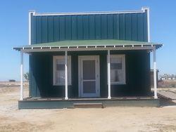 This is the first building you see in Allensworth, Johnson's Bakery - a woman owned business! 