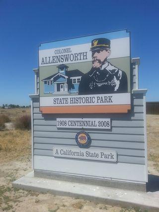 At the Entry of Colonel Allensworth State Historic Park: Let's Keep Gems Like This ALIVE! 