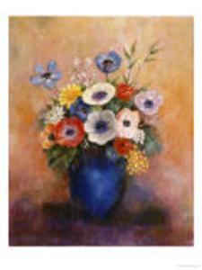 odilon-redon-bouquet-of-flowers-in-a-blue-vase