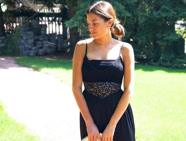 somedays lovin black maxi