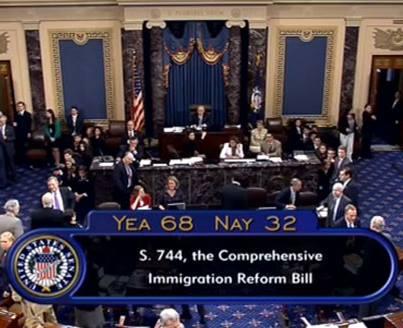 Immigration Bill Passed - But GOP Hurts Themselves As Most Vote Against It