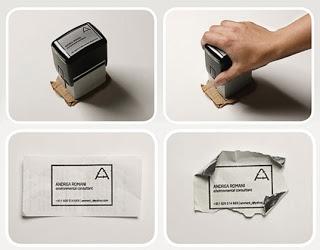 paper fix | ecological business card