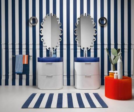 Decorate your bathroom like this for Independence Day and prove to your friends that the Design Revolution never truly ended