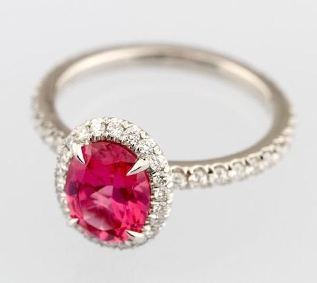 Mahenge Spinel and Diamond Ring Mahenge Spinel and Diamond Ring