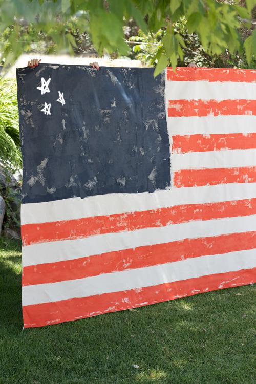 Weekend project: Make an American flag picnic blanket