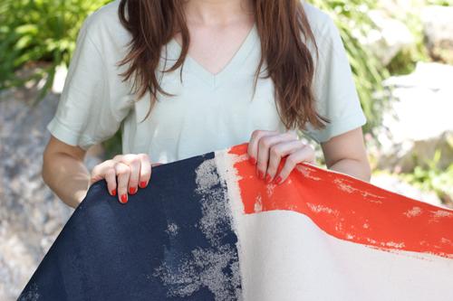 Weekend project: Make an American flag picnic blanket