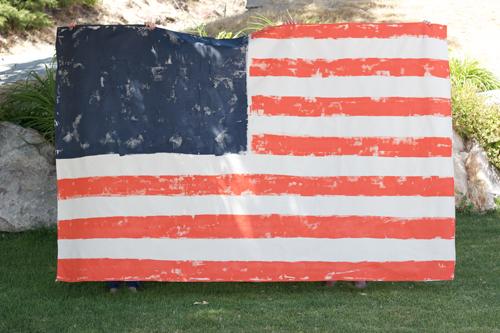 Weekend project: Make an American flag picnic blanket