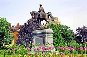 Statue of George Washington in the Public Garden