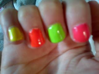 Primark Neon Nail Varnish Swatches and Review