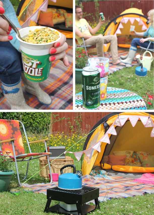 big night in v festival at home glastonbury latitude camping pot noodle cider fashion 2013