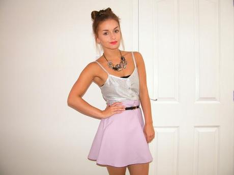 OOTD | Purple OASAP Circle Skirt