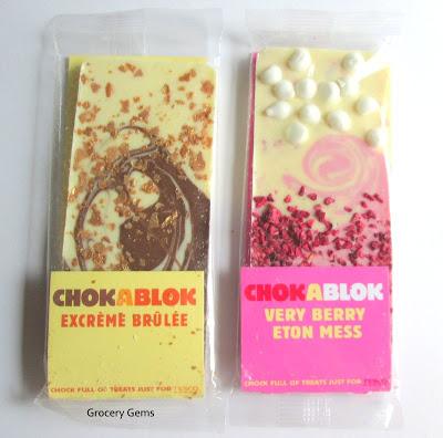 ChokaBlok Excrème Brûlée & Very Berry Eton Mess bars