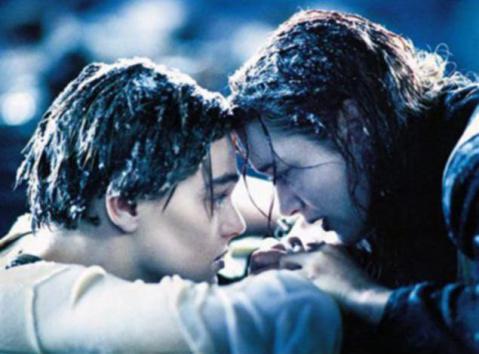 iconic scene from Titanic