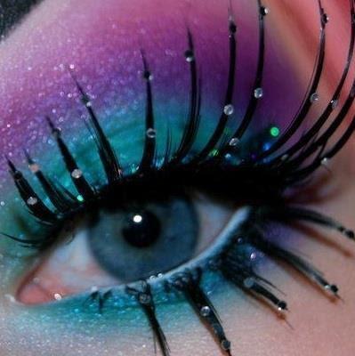 beautiful, false eyelashes