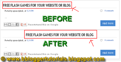 How to Center Your Post Title in Blogger