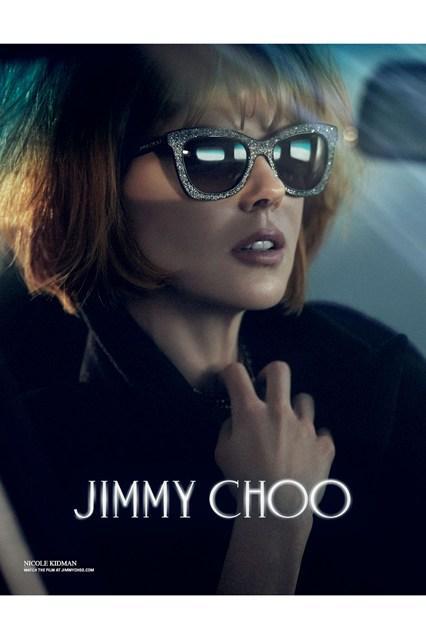 Nicole Does Noir For Jimmy Choo