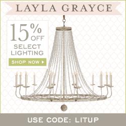Save 15% on Select Lighting at Layla Grayce!