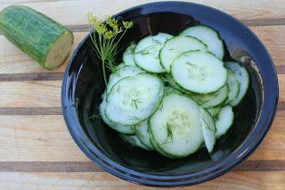 Easy Cucumber Salad (Gluten Free)