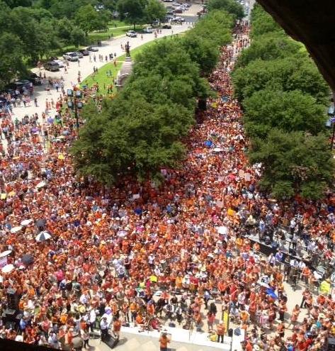 A Sea Of Orange In Texas