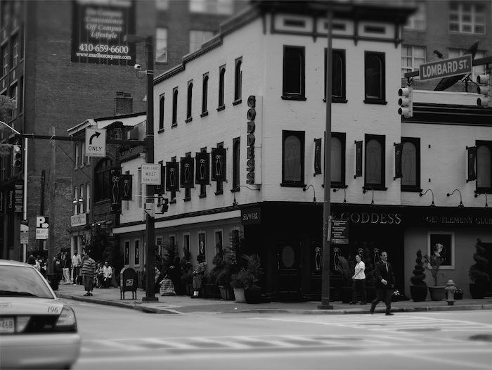 Baltimore Back Streets - Black and White