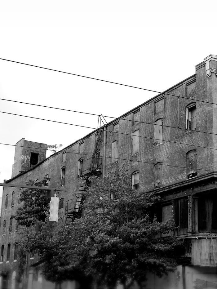 Baltimore Back Streets - Black and White