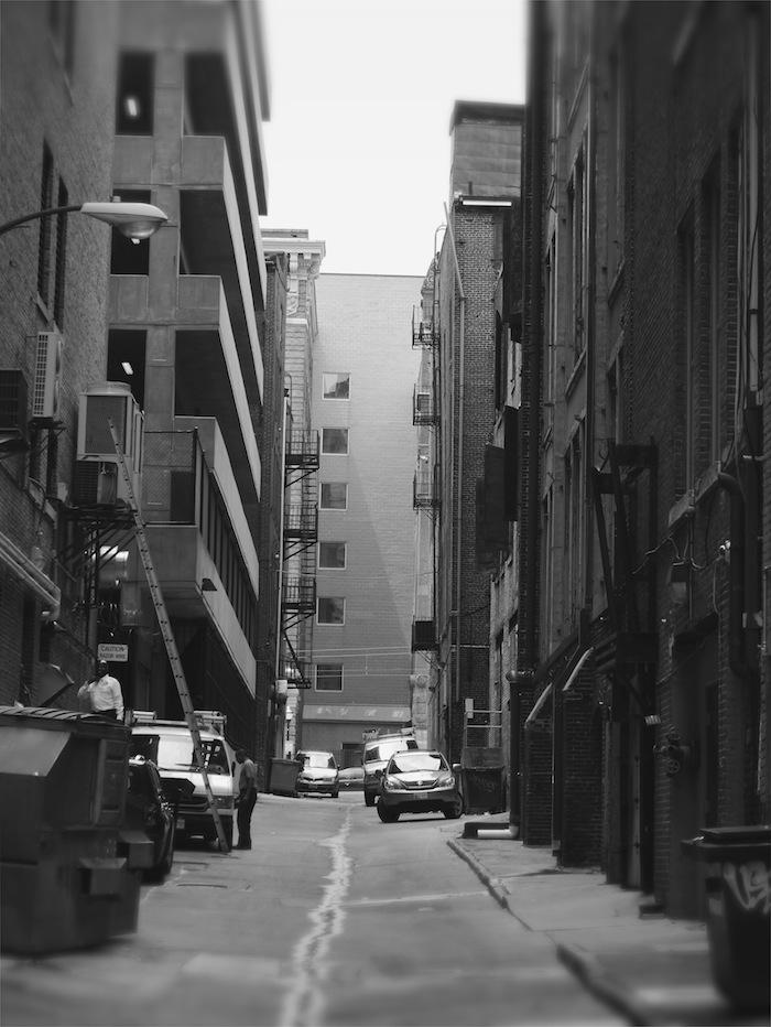 Baltimore Back Streets - Black and White