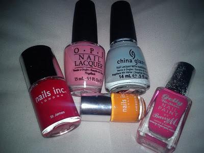 My Top 5 Summer Nail Polishes