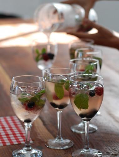 Sparkling Sangria Glasses